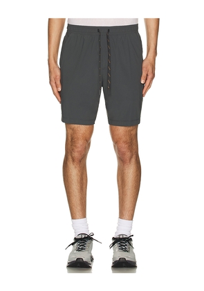 Rhone 7 Pursuit Short in Grey. Size M. Also in S, XL/1X.