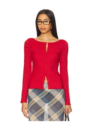 Peachy Den The Claudine in Red. Size S. Also in XS.