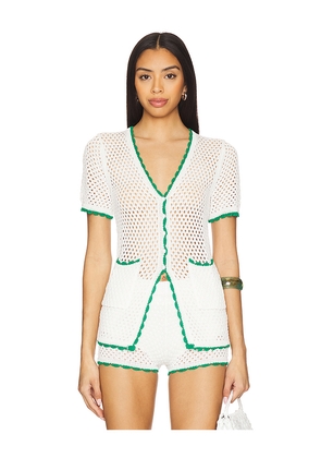 superdown Brisa Top in White. Size M. Also in XS, S, L.