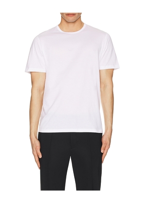 Theory Precise Cotton Tee in White. Size L. Also in M, XXL/2X.