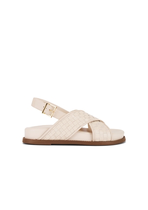 Schutz Ruby Sporty Sandal in Cream. Size 6.5. Also in 10, 8.5.