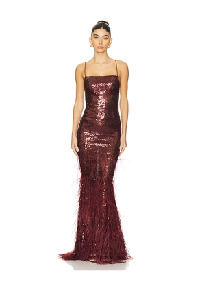 retrofete Odessa Dress in Burgundy. Size S. Also in XL.