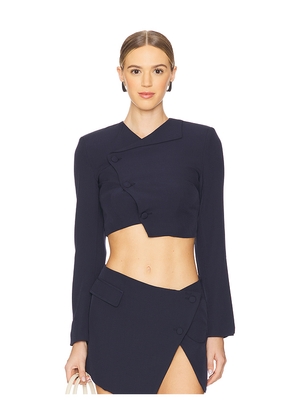 superdown Tarryn Jacket in Navy. Size M. Also in L, S, XS.