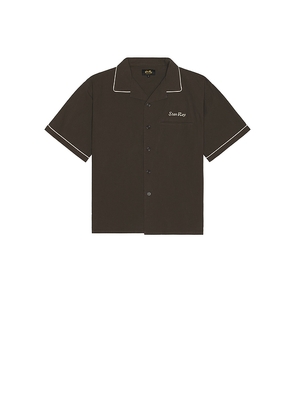 STAN RAY Bowling Shirt in Charcoal. Size M. Also in S, L.