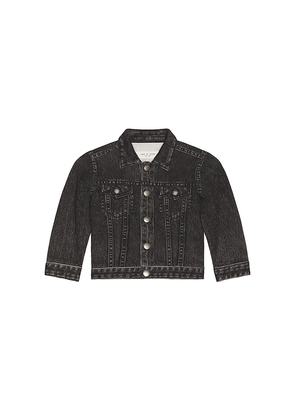 Rag & Bone Mini Miramar Trucker Jacket in Black. Size 3/4. Also in 7/8.