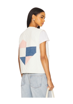 Seventy + Mochi Aria Vest in White. Size S. Also in XXS, XS, M, XL.