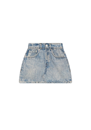 Rag & Bone Mini Miramar Terry Skirt in Blue. Size 7/8. Also in 2.