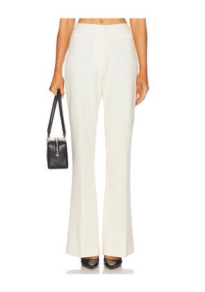 Smythe Classic Pant in Ivory. Size 10. Also in 0, 4, 6, 8.