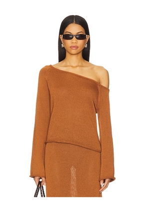 SNDYS Cali Jumper in Brick. Size S. Also in XXS, XS, M, XXL.