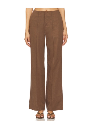 SNDYS Emilie Pants in Brown. Size S. Also in XXS, XS, M.