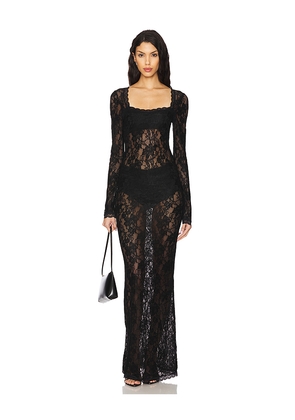 superdown Blanche Maxi Dress in Black. Size M. Also in XXS, XS, S.