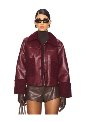 Rails Dria Jacket in Wine. Size M. Also in XS, S, L, XL.