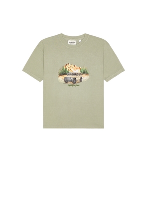Remington Stone Wagon Tee in Green. Size S. Also in M.