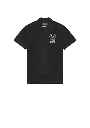 Scotch & Soda Short Sleeve Shirt in Black. Size M. Also in L.
