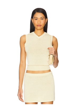 SEROYA Bebe Vest Top in Yellow. Size M. Also in L.