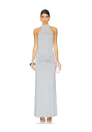 superdown Lilliana Maxi Dress in Light Grey. Size M. Also in L.