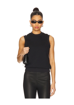 SPRWMN Shrunken Vest in Black. Size M. Also in S, XS, L.