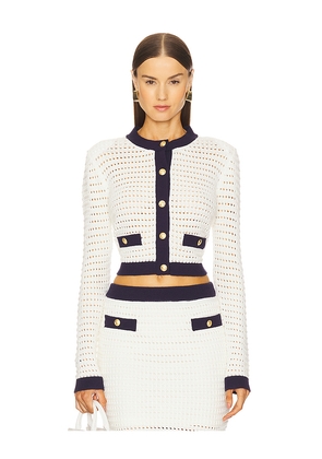 Steve Madden Casette Cardigan in Cream. Size XL. Also in L.