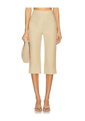 SELMACILEK Capri Pant in Beige. Size M. Also in L.