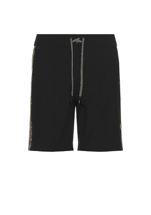 ROARK Passage Hemp Swim Short in Black. Size 32. Also in 28.