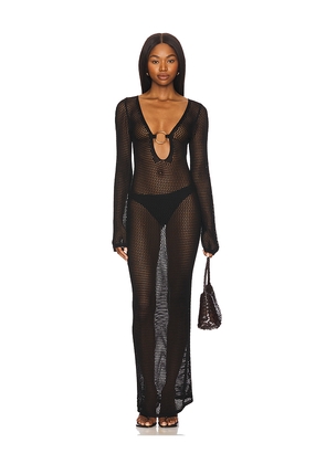 superdown Odette Maxi Dress in Black. Size M. Also in L.