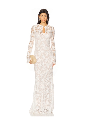 Stone Cold Fox x REVOLVE Grace Gown in Ivory. Size L. Also in XS, XXS, S.