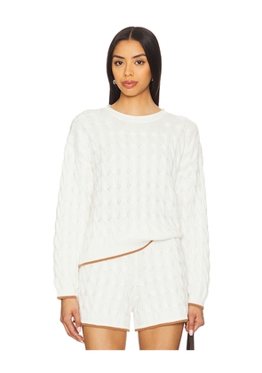 Stitches & Stripes Elmont Pullover in White. Size S. Also in XS.