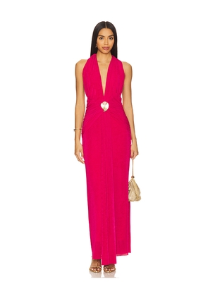 PatBO Radiant Gown in Fuchsia. Size 10. Also in 2, 6.
