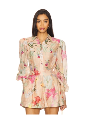 PatBO Lily Flower Shirt in Peach. Size 4. Also in 6, 8.