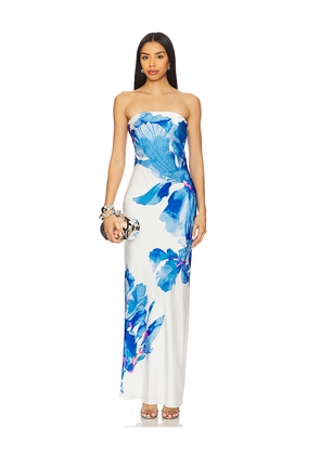 ROCOCO SAND x REVOLVE Maxi Dress in Blue. Size M. Also in L, XL, XS.