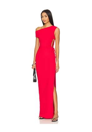 superdown Amber Maxi Dress in Red. Size S. Also in XXS, XS.