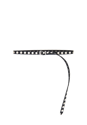 petit moments Long Studded Disc Belt in Black. Size S. Also in XS, L.