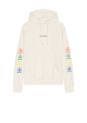 Tommy Jeans Varsity Crest Hoodie in Cream. Size M. Also in L.