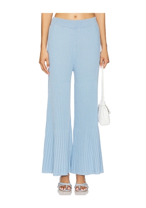 Sancia The Riley Knit Pants in Blue. Size M. Also in XS, S.