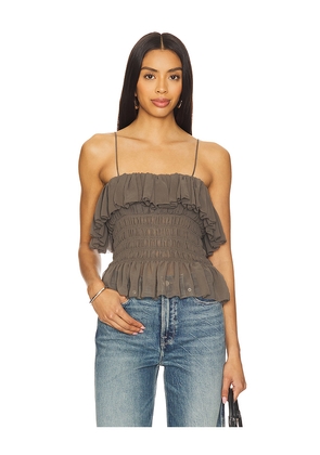 Ronny Kobo Alexi Top in Charcoal. Size M. Also in L.