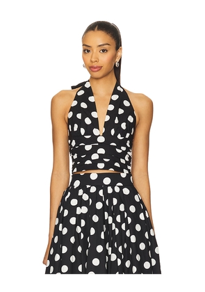 SANS FAFF Carlo Halter Top in Black. Size S. Also in XS.