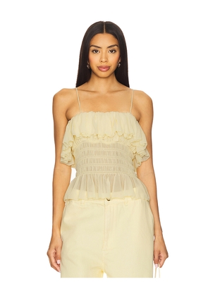 Ronny Kobo Alexi Top in Lemon. Size M. Also in L.