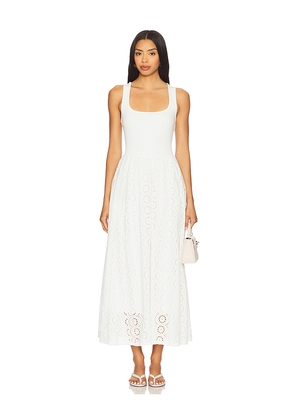 PAIGE Morel Dress in White. Size M. Also in S, XL.
