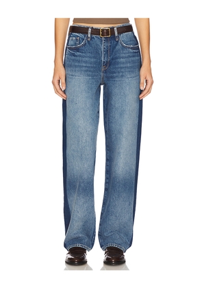 Triarchy Birkin Mid Rise Straight Leg in Blue. Size 25. Also in 24.