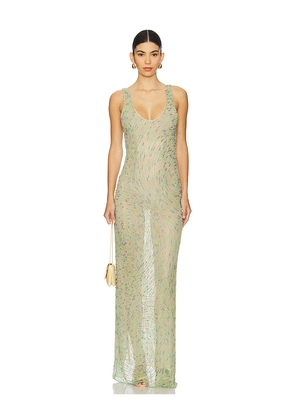 Roberta Einer Roma Dress in Green. Size M. Also in S.