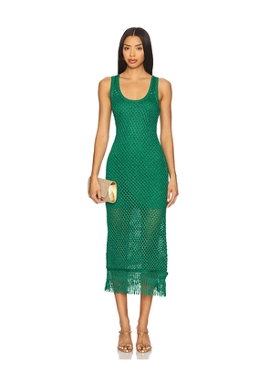 SIMONMILLER Roca Dress in Dark Green. Size M. Also in XS, S.