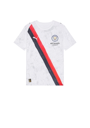Puma Select x Kidsuper Jersey Replica in White. Size M. Also in L, S, XL/1X.