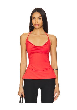 superdown Clover Halter Top in Red. Size M. Also in S, L.