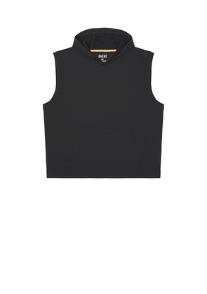 Rhone Range Sleeveless Hoodie in Black. Size XL/1X. Also in L.