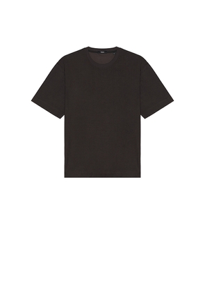 Theory Relaxed Soft Terry Tee in Black. Size L. Also in M.