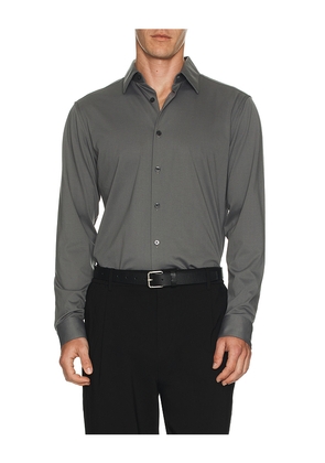 Theory Sylvain Long Sleeve Shirt in Grey. Size XXL/2X. Also in L.