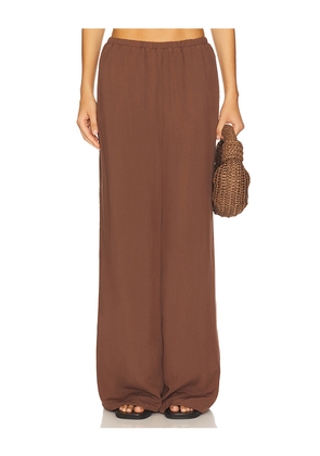 SEVEN WONDERS Fleur Palazzo Pant in Chocolate. Size M. Also in XS.