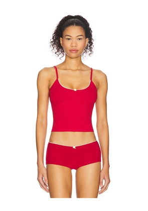 RAT BOI Scoop Back Cami in Red. Size L. Also in M.