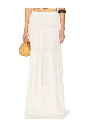 Tularosa x Emma Rose Willa Maxi Skirt in Ivory. Size L. Also in M.