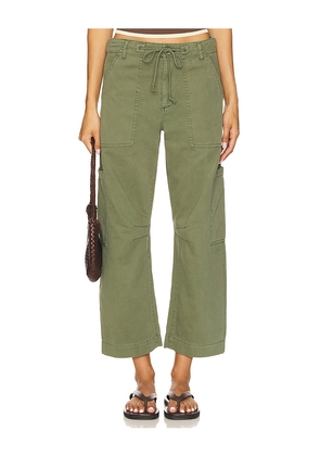 PISTOLA Sabrina Curved Utility Pants in Army. Size 25. Also in 27.